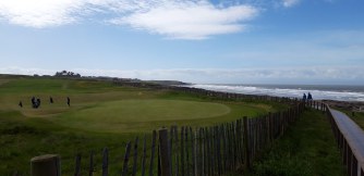 The stunning links course at Royal Porthcawl Golf Club. (They'd never let me on!)